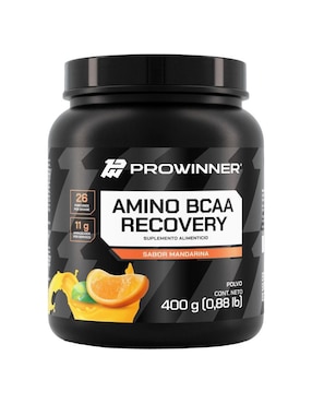 Suplemento Amino BCAA Recovery Prowinner Pronat Sabor Mandarina 400 G