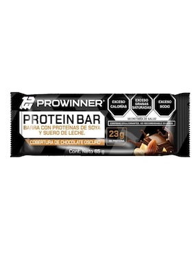 Suplemento Barra nutritiva Protein bar ProWinner caja con 6 piezas
 Pronat sabor chocolate