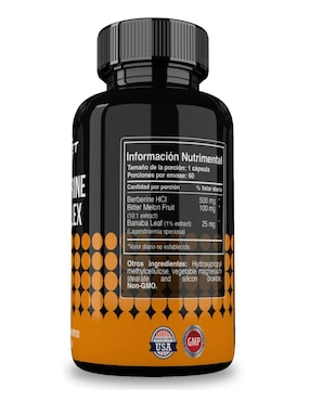 Berberine Complex vitamina Reset Nutrition cápsulas