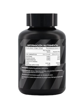 Suplemento Creatina monohidrato ProWinner Prowinner de 80 cápsulas