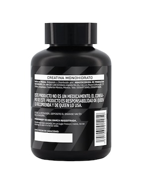 Suplemento Creatina monohidrato ProWinner Prowinner de 80 cápsulas