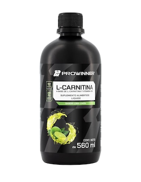 Suplemento L-Carnitina Liquida Prowinner Sabor Lima Limón 560 Ml