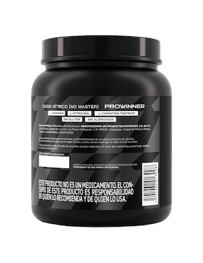 Suplemento No master (Óxido Nítrico) Prowinner de 600 g