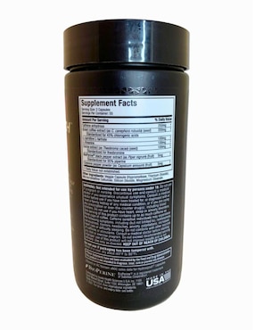 HYDROXYCUT HARDCORE MUSCLETECH CAFEINA Muscletech con carnitina sabor natural de 100 cápsulas