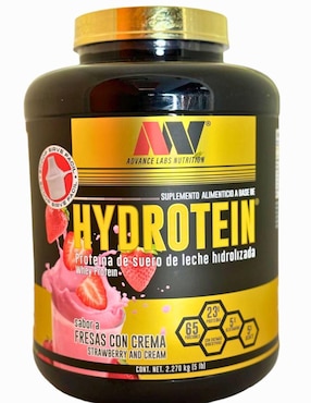 Imagen de producto Hydrotein Advance Nutrition Con Suero De Leche Hidrolizado Advance Nutrition sabor fresas con crema de 2.2 kg
