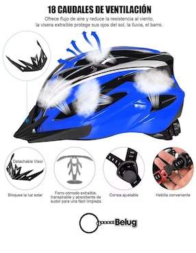 Casco para ciclismo Genérica unisex