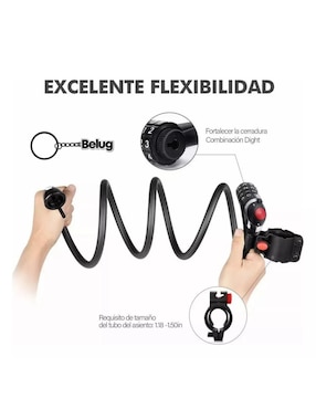 Candado para bicicleta de combinación