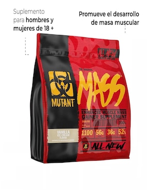 Proteína promotor de masa muscular Mut + regalo Mut sabor vainilla de 2 kg + regalo