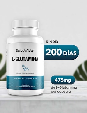 L-Glutamina - S&V Salud & Vida Mx sabor original de 200 cápsulas