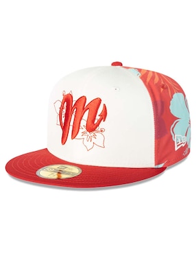 Gorra Visera Plana Cerrada New Era LMB México Diablos Unisex