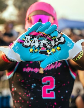 Guantes para fútbol americano Battle de adulto