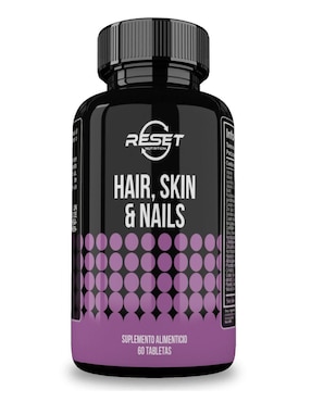 Hair, Skin & Nails Reset Nutrition con colágeno hidrolizado sabor natural