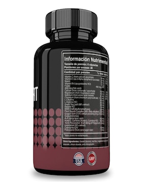 Heart Support Reset Nutrition con multivitamínico + coQ10 sabor natural de 180 Cápsulas