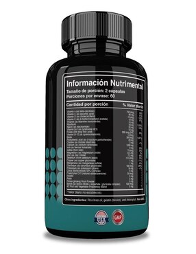 Daily Full Vitamin Reset Nutrition con multivitamínico + coQ10 sabor natural de 120 cápsulas