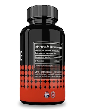 D-Mannose Reset Nutrition sabor natural de 90 cápsulas