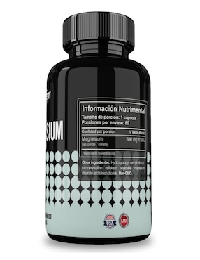 Magnesium Reset Nutrition con magnesio sabor natural de 60 cápsulas
