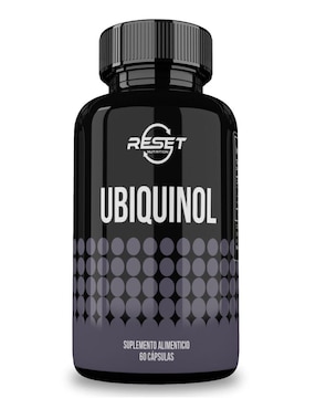 Ubiquinol Reset Nutrition sabor natural de 60 cápsulas