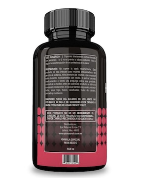 Horny Goat Weed Reset Nutrition con tribulus tongkat ali y maca sabor natural de 60 cápsulas