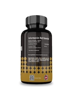 Himalayan Shilajit Reset Nutrition con shilajit del himalaya sabor natural de 90 cápsulas