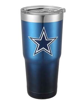 Termo NFL De Acero Inoxidable Dallas Cowboys Con Tapa A Presión 650 Ml