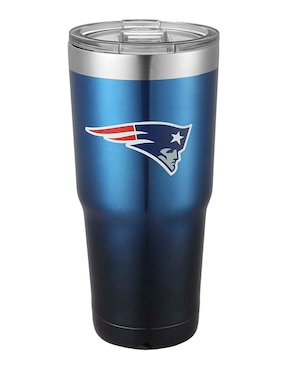 Termo NFL De Acero Inoxidable New England Patriots Con Tapa A Presión 650 Ml