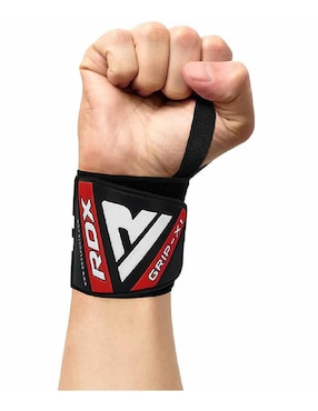 Muñequera deportiva RDX Gym Wrist Wraps W3 Full Black