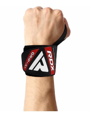 Muñequera deportiva RDX Gym Wrist Wraps W3 Full Black