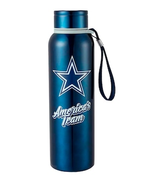 Termo NFL De Acero Inoxidable Dallas Cowboys Con Tapa Rosca 850 Ml