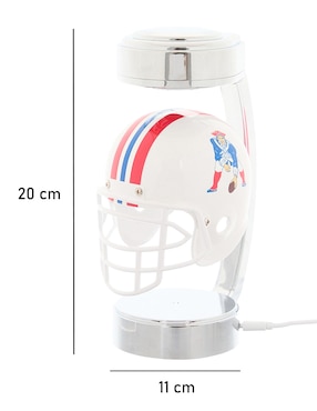 Mini casco NFL de New England Patriots