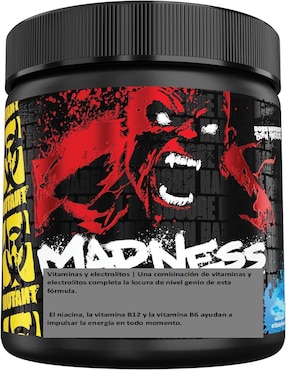 Pre Entreno Mut Madness 30 serv Mutant con l-carnitina sabor ponche de frutas de 200 cápsulas