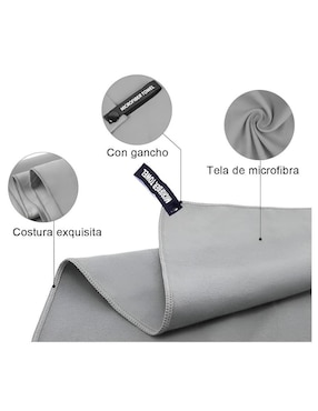Set de toallas Wünd de microfibra