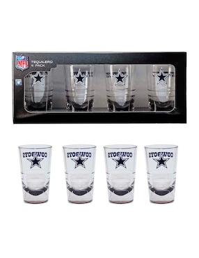 Kit Tequilero NFL Dallas Cowboys De Cristal