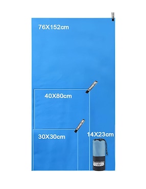 Set de toallas Wünd de microfibra