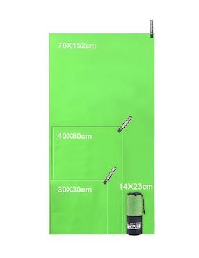 Set de toallas Wünd de microfibra