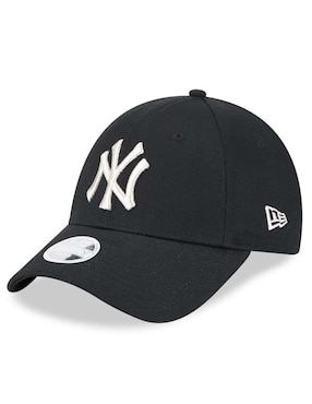 Gorra Visera Curva Snapback New Era Metallic Logo MLB New York Yankees Para Mujer