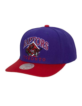 Gorra Visera Curva Mitchell & Ness Pro Classic NBA Toronto Raptors Para Hombre