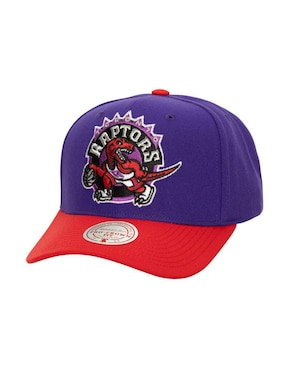 Gorra Con Visera Curva Mitchell & Ness Xl Pro NBA Toronto Raptors Para Hombre