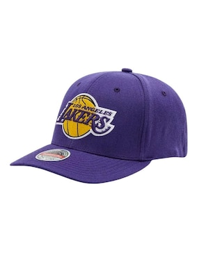 Gorra Visera Curva Mitchell & Ness NBA Los Angeles Lakers Para Hombre