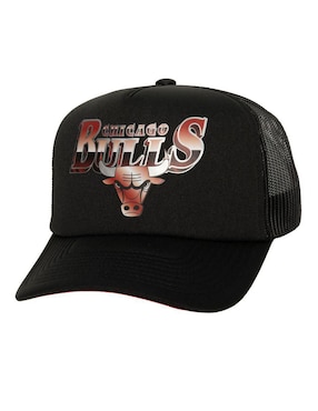 Gorra Con Visera Curva Mitchell & Ness Rock On Trucker NBA Chicago Bulls Para Hombre