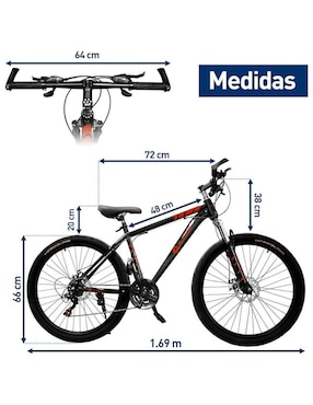 Bicicleta de montaña Bluelander rodada 29 unisex