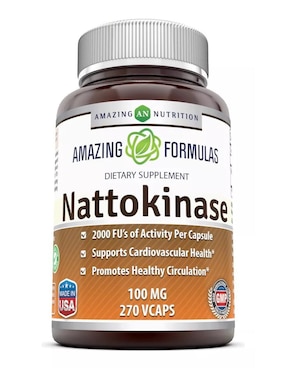 Nattokinase Amazing Nutrition Sabor Natural