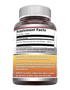 Rutin Amazing Nutrition con rutina sabor natural de 200 tabletas
