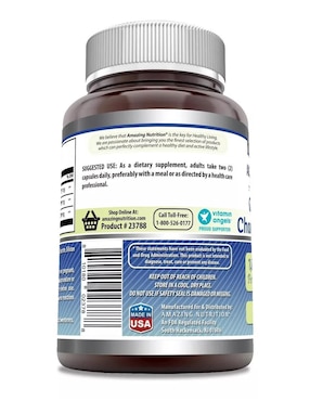 Glucosamine Chondroitin Amazing Nutrition sabor natural de 240 cápsulas