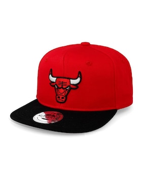 Gorra Visera Plana Correa Ajustable Mitchell & Ness Chicago Bulls Adulto