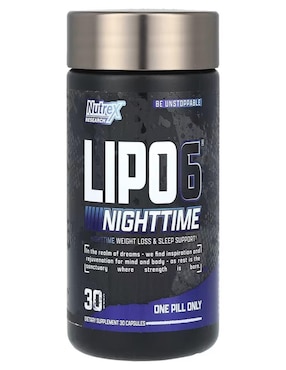 LIPO 6 Nighttime Nutrex con cafeína