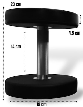 Mancuerna de peso fijo Infinité 15 kg 2 piezas