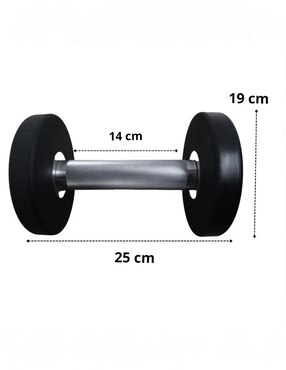 Mancuerna de peso fijo Infinité 17.5 kg 2 piezas
