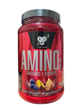 Amino X Con Bcaas BSN Con Aminoácidos Y Electrolitos Sabor Ponche De Frutas