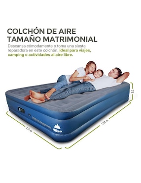 Colchón inflable Hikeo 83946 tight top sin colchoneta