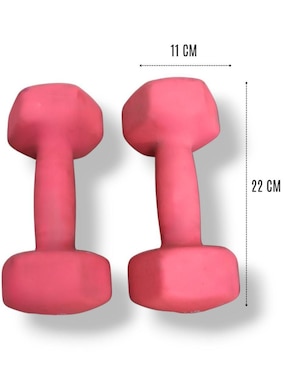 Set mancuernas de peso fijo Infinité 6 kg 2 piezas